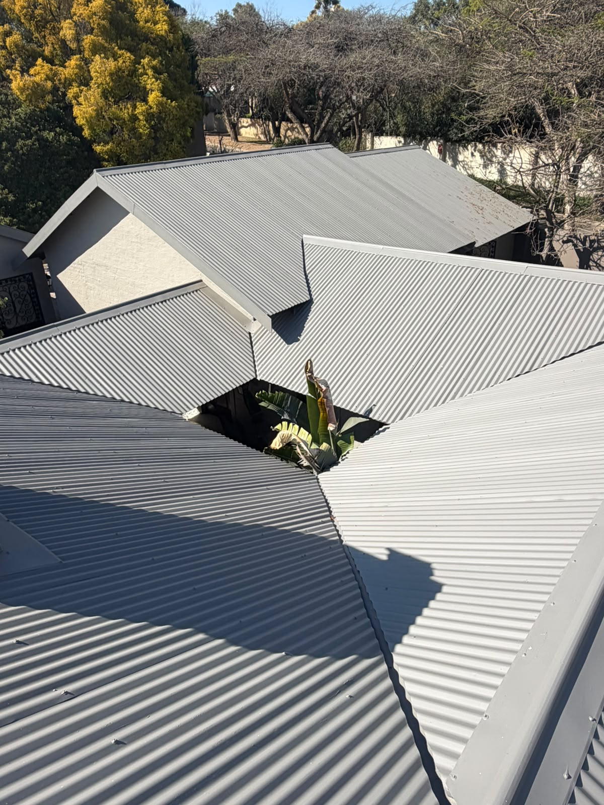 Roof coating application 3