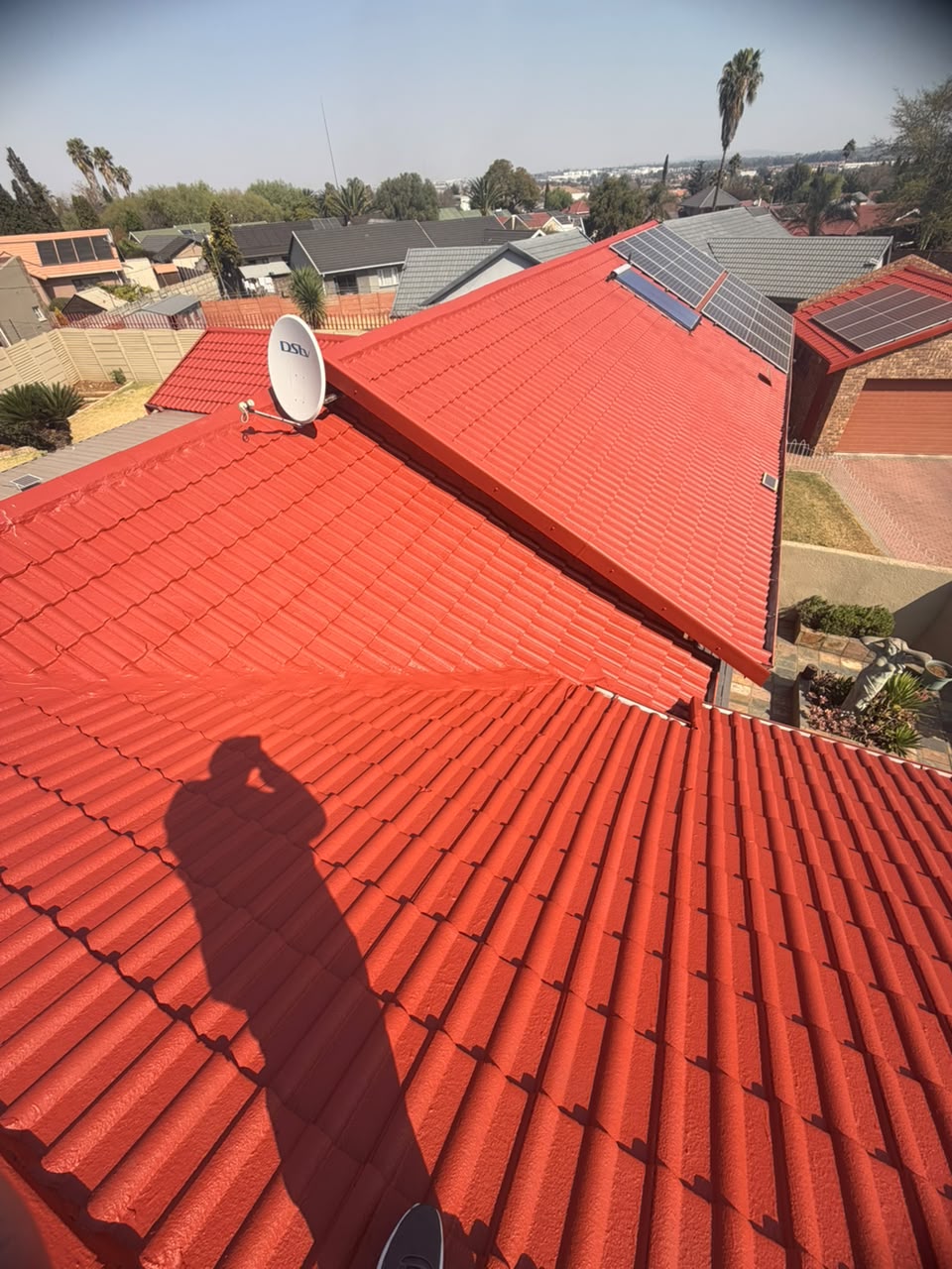 Roof coating finish
